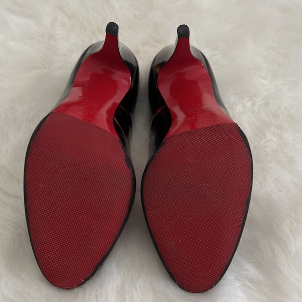 Christian Louboutin Ron Ron Tortoise Shell Pumps Size 40 - Picture 9 of 14